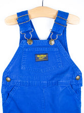 Load image into Gallery viewer, Osh Kosh Vintage Cobalt Dungaree Shorties - Age 18 months
