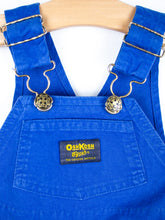 Load image into Gallery viewer, Osh Kosh Vintage Cobalt Dungaree Shorties - Age 18 months
