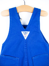 Load image into Gallery viewer, Osh Kosh Vintage Cobalt Dungaree Shorties - Age 18 months
