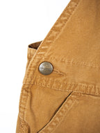 Carhartt Brown Dungaree Shorties - Age 18 months