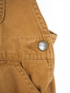 Carhartt Brown Dungaree Shorties - Age 18 months