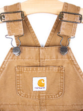 Load image into Gallery viewer, Carhartt Vintage Brown Dungaree Shorties - Age 18 months - READ DESCRIPTION
