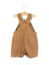 Load image into Gallery viewer, Carhartt Vintage Brown Dungaree Shorties - Age 18 months - READ DESCRIPTION
