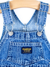 Load image into Gallery viewer, Osh Kosh Denim Dungaree Shorties - Age 12 months
