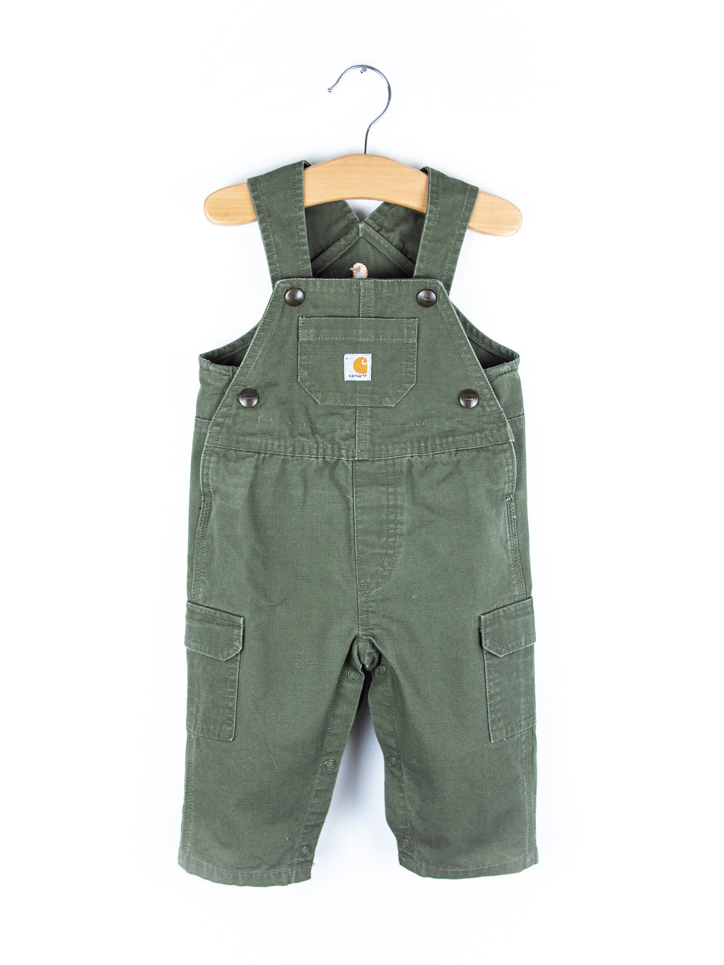 Carhartt Forest Green Cargo Dungarees