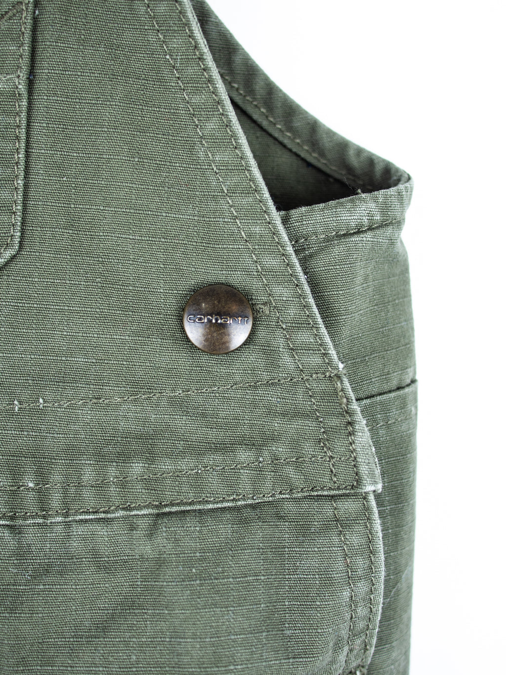 Carhartt Forest Green Cargo Dungarees