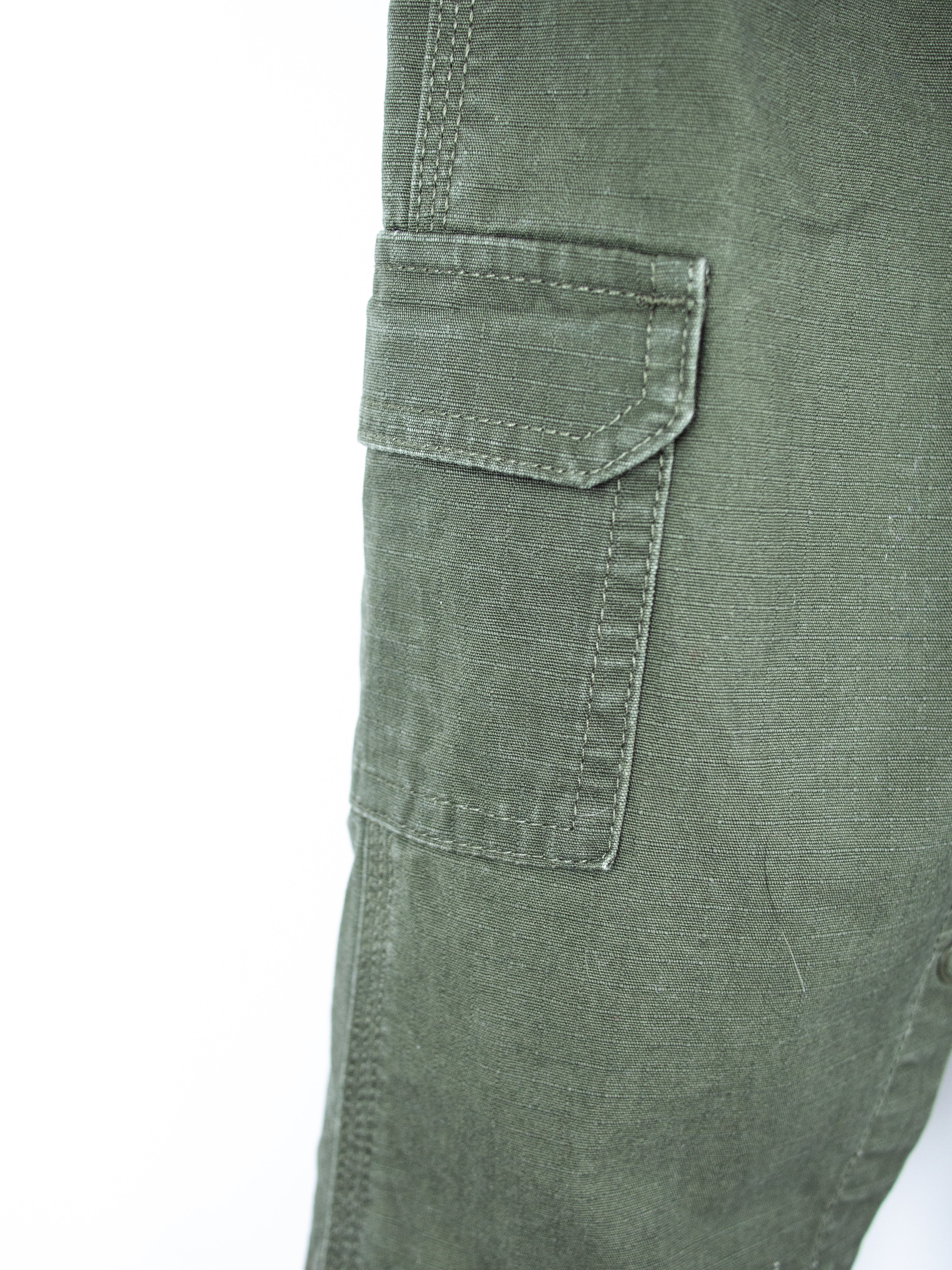 Carhartt Forest Green Cargo Dungarees