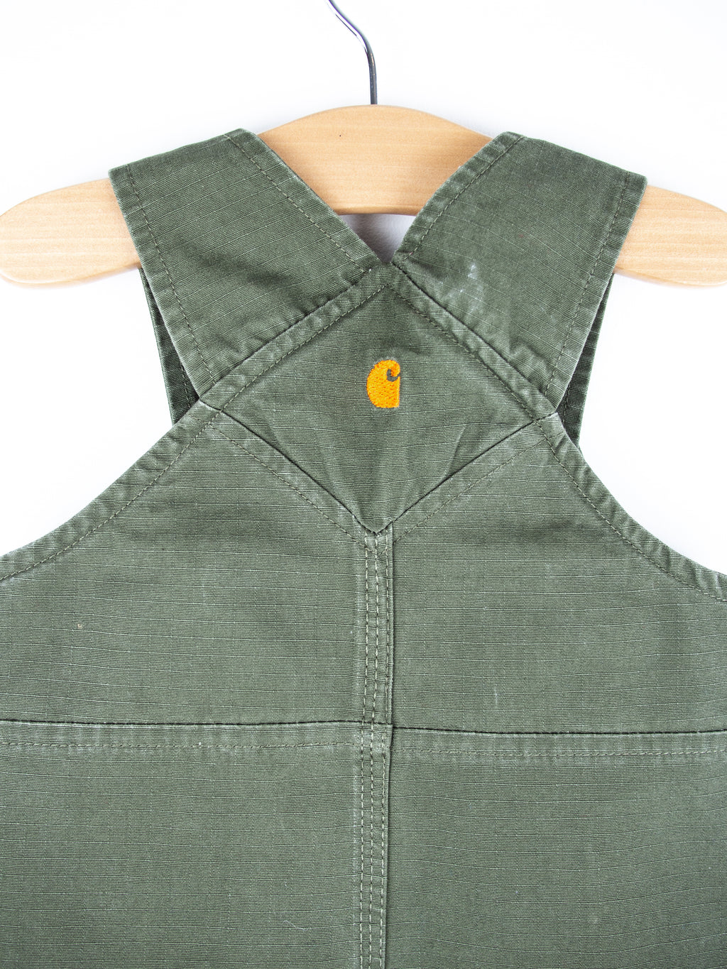 Carhartt Forest Green Cargo Dungarees