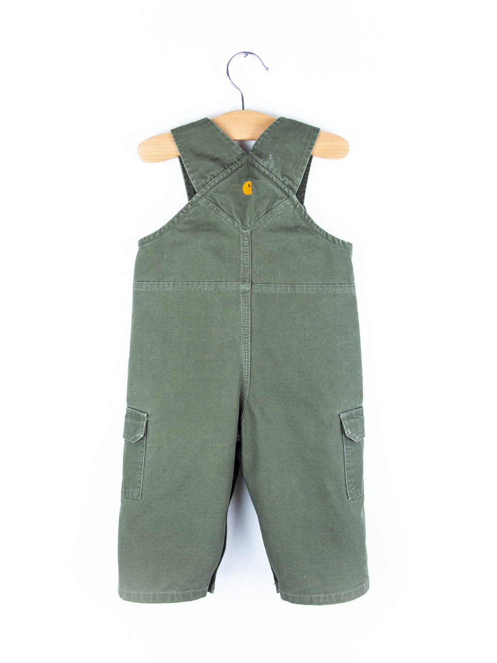 Carhartt Forest Green Cargo Dungarees