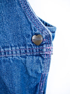 Carhartt Denim Embroidered Dungaree Shorties - Age 3-4 years