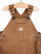 Load image into Gallery viewer, Carhartt Brown Dungaree Shorties - Age 18 months
