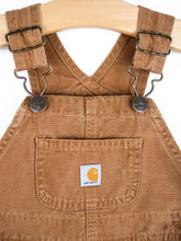Load image into Gallery viewer, Carhartt Brown Dungaree Shorties - Age 18 months
