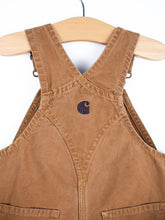 Load image into Gallery viewer, Carhartt Brown Dungaree Shorties - Age 18 months
