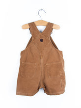 Load image into Gallery viewer, Carhartt Brown Dungaree Shorties - Age 18 months

