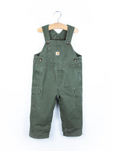 Load image into Gallery viewer, Carhartt Forest Green Cargo Dungarees - Age 24 months
