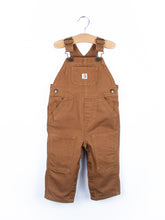 Load image into Gallery viewer, Carhartt Brown Canvas Dungarees - Age 18 months
