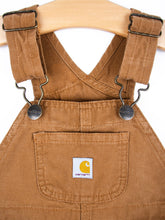 Load image into Gallery viewer, Carhartt Brown Dungaree Shorties - Age 12 months
