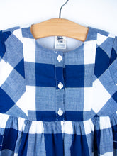 Load image into Gallery viewer, Osh Kosh Blue &amp; White Check Dress - Age 18 months
