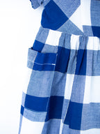 Osh Kosh Blue & White Check Dress - Age 18 months