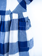Osh Kosh Blue & White Check Dress - Age 18 months