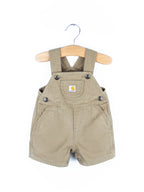 Carhartt Oat Dungaree Shorties - Age 18 months