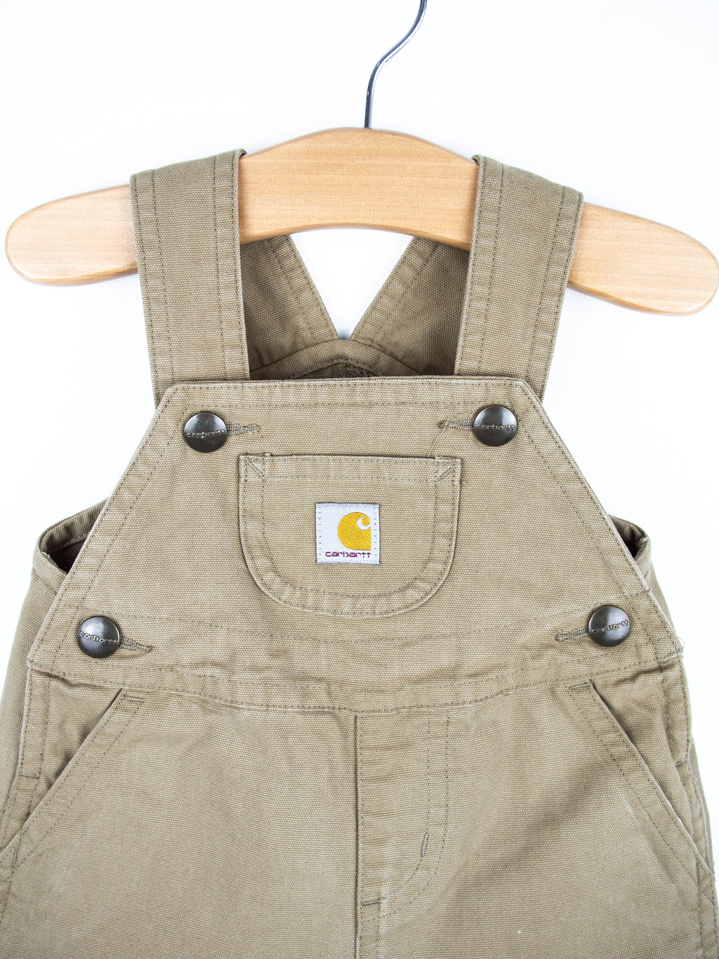 Carhartt Oat Dungaree Shorties - Age 18 months