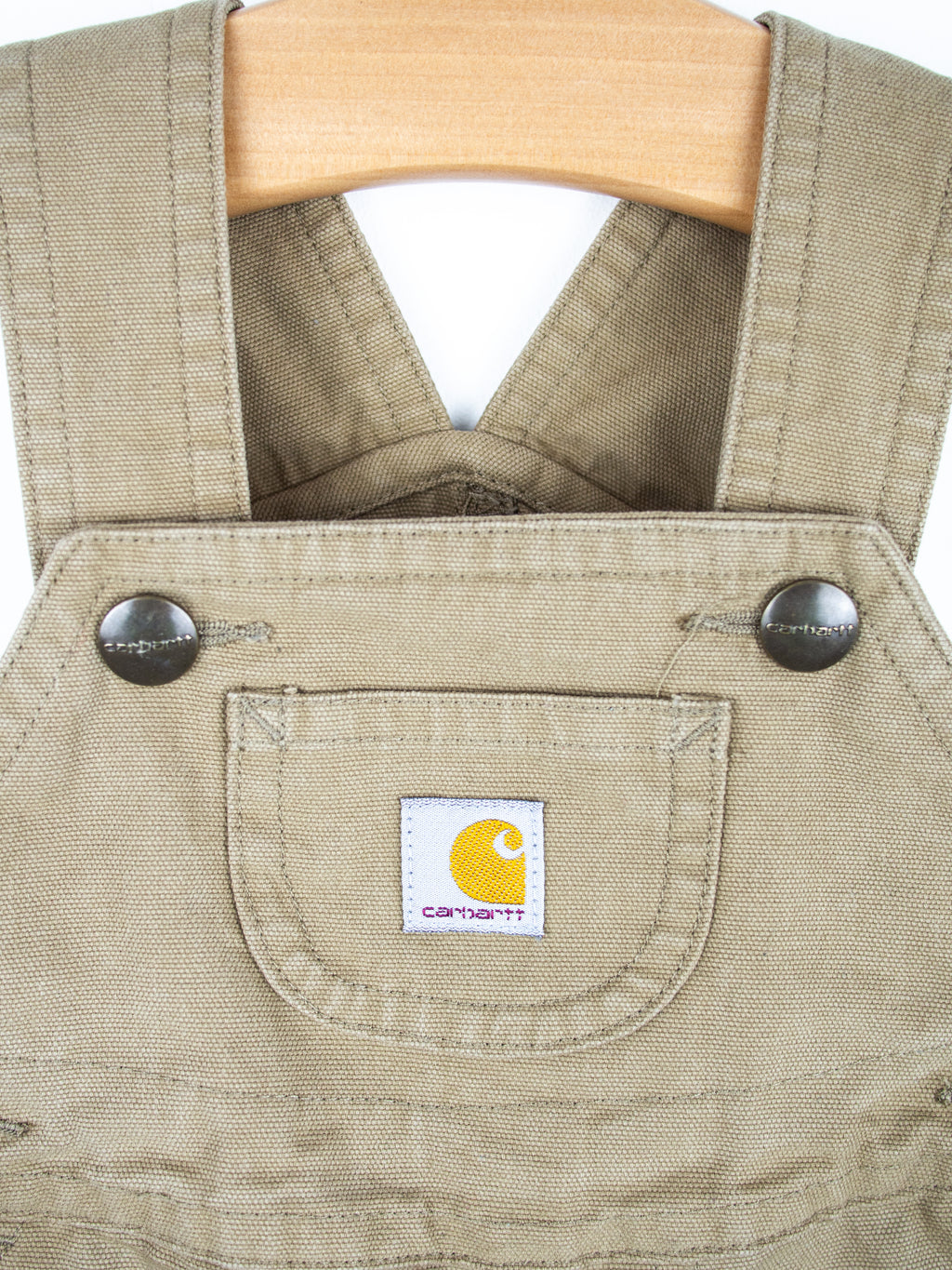 Carhartt Oat Dungaree Shorties - Age 18 months