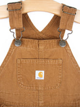 Load image into Gallery viewer, Carhartt Brown Dungaree Shorties - Age 24 months

