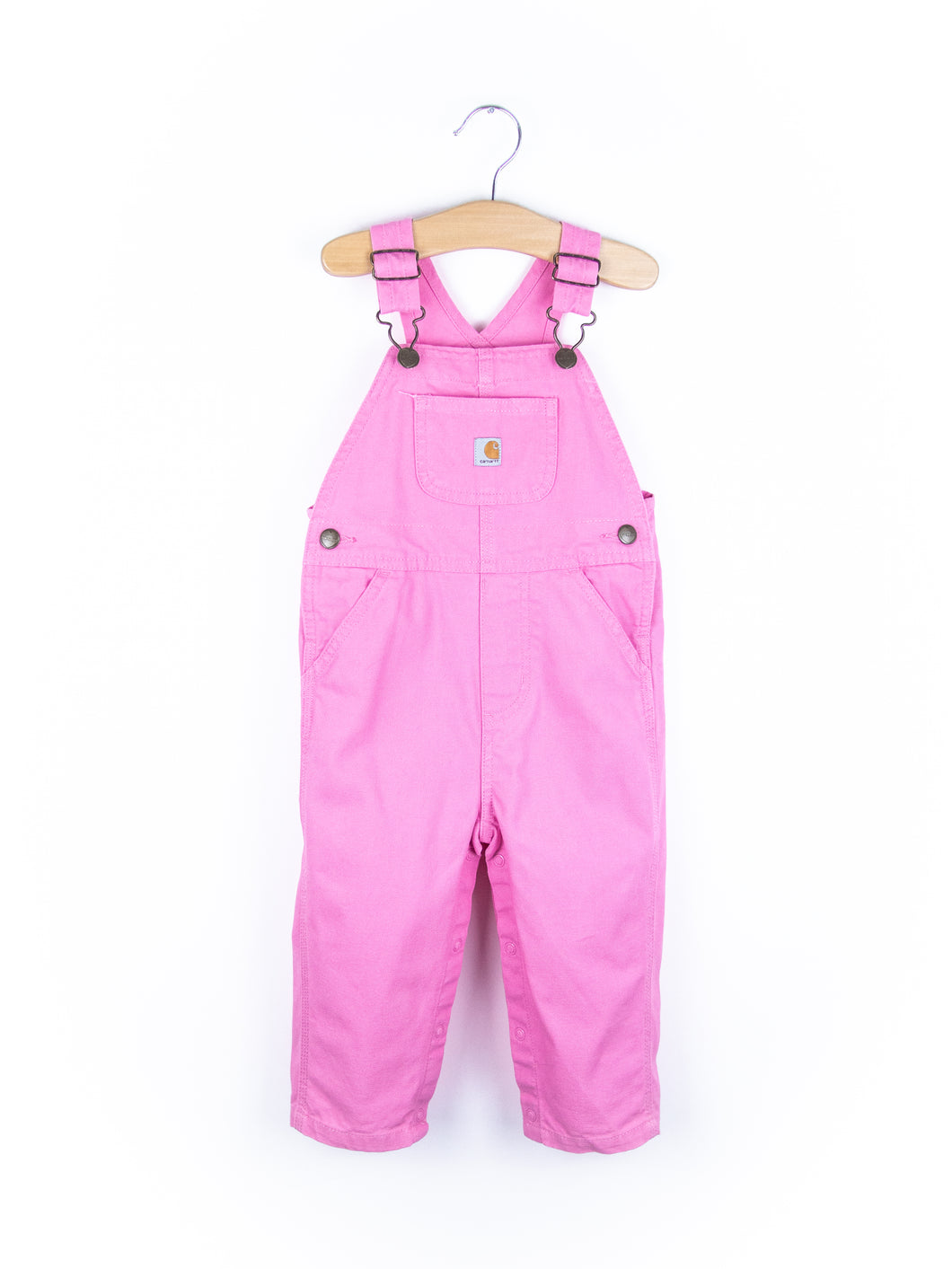 Carhartt Pink Canvas Dungarees - Age 18 months