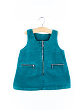 Load image into Gallery viewer, Vintage Teal Denim Dress - Age 2-3 years
