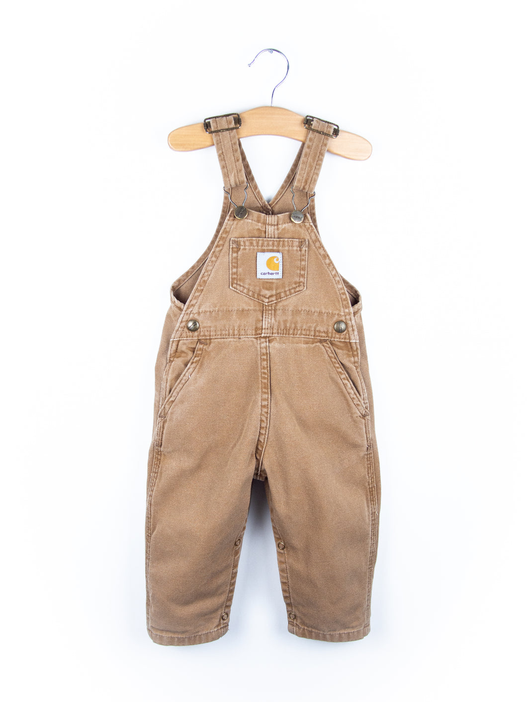 Carhartt Vintage Sand Canvas Dungarees - Age 18 months