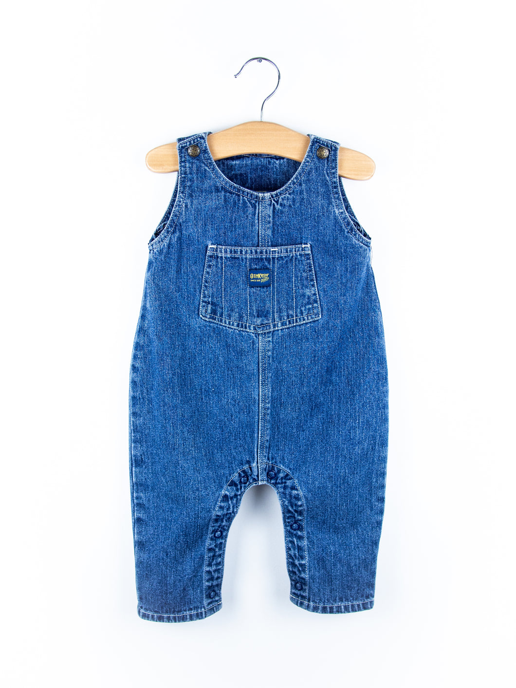 Osh Kosh Vintage Denim Romper - Age 6-9 months