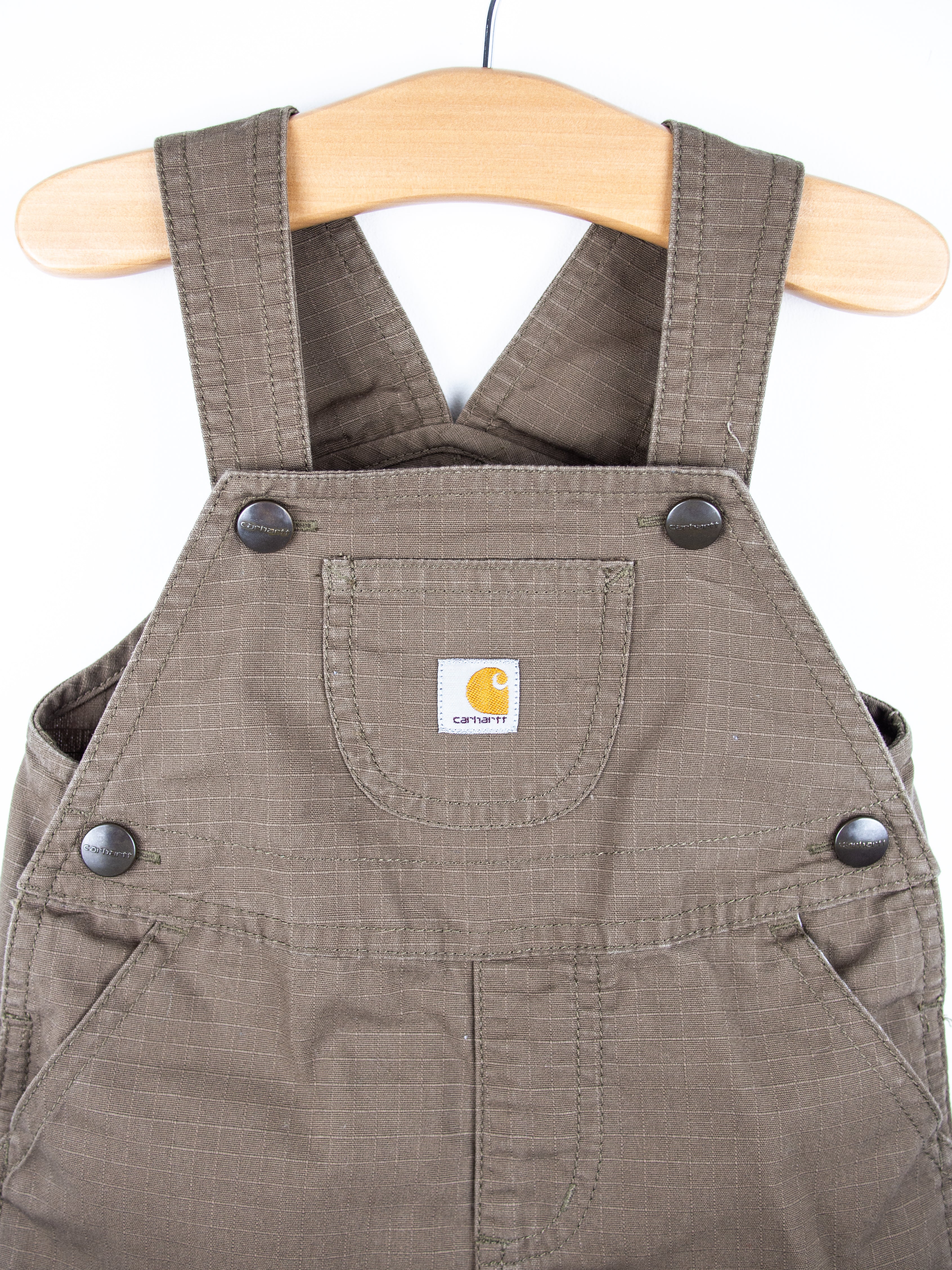 Carhartt Stone Dungaree Shorties - Age 6 months