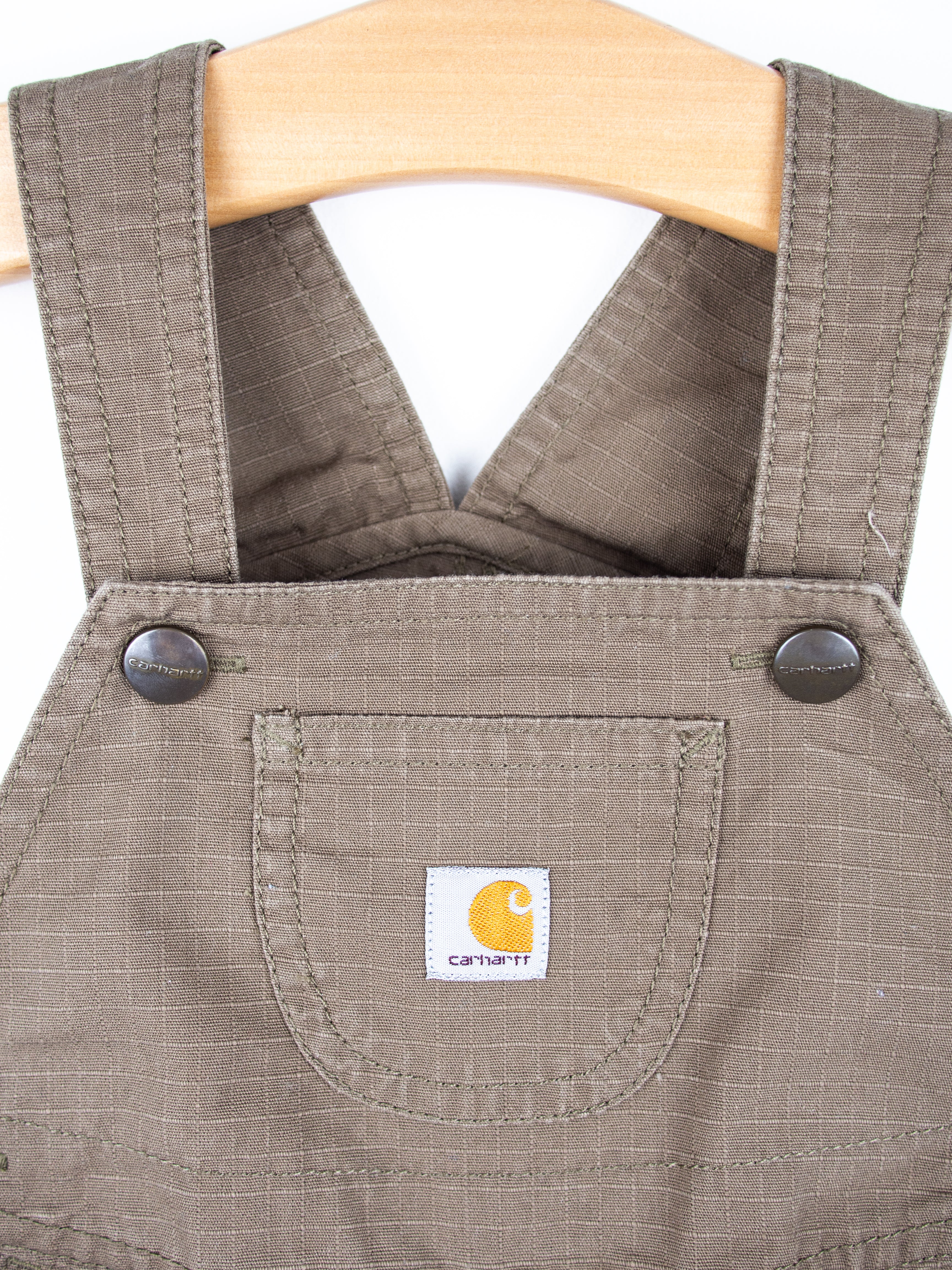 Carhartt Stone Dungaree Shorties - Age 6 months