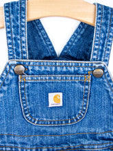 Load image into Gallery viewer, Carhartt Denim Dungaree Shorties - Age 18 months
