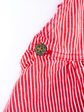 Load image into Gallery viewer, Osh Kosh Vintage Red Hickory Stripe Dress - Age 12 months
