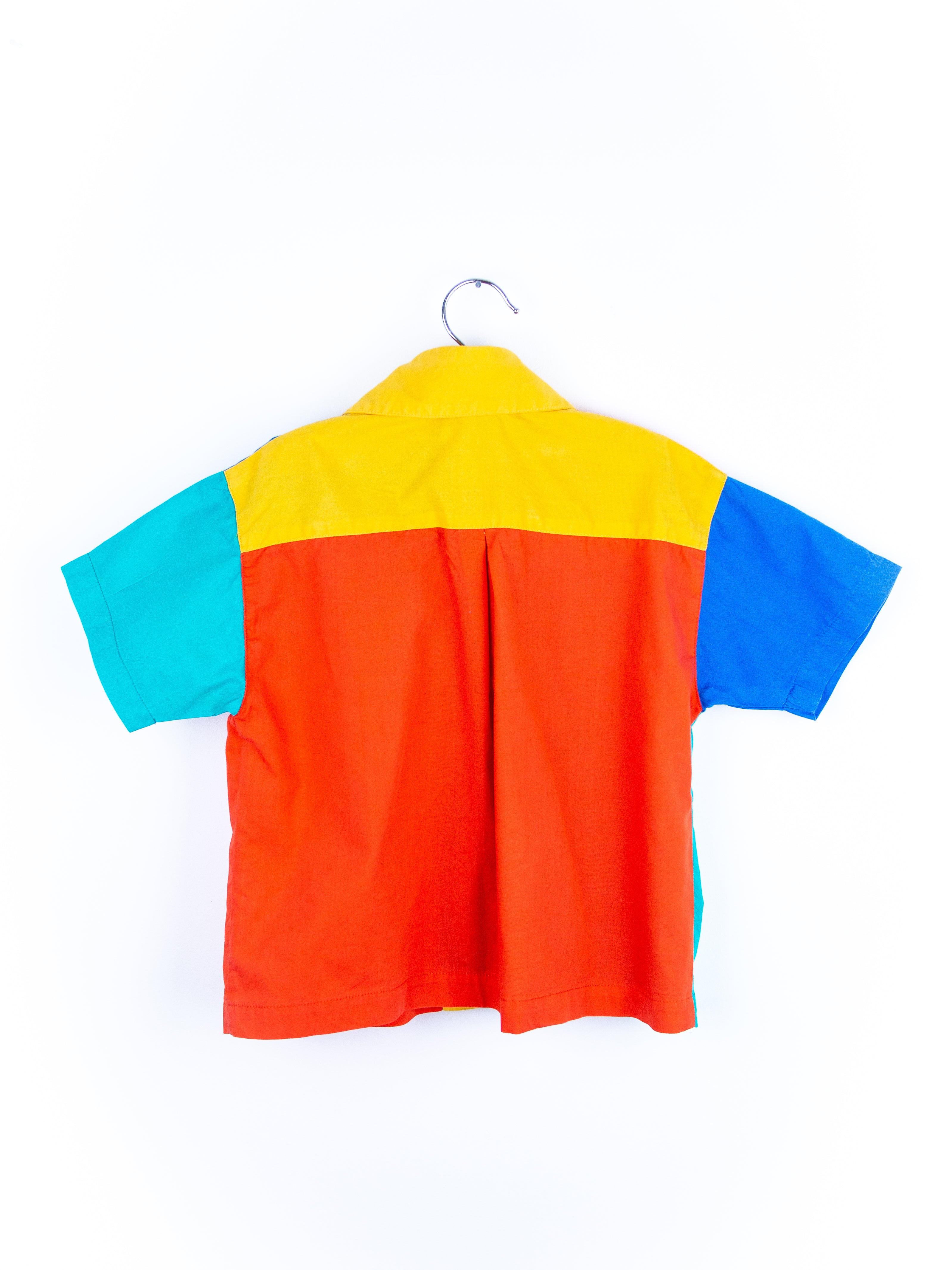 Vintage Colour Block Shirt - Age 2 years