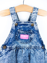 Load image into Gallery viewer, Osh Kosh Acid Wash Denim Dungaree Dress - Age 9-12 months
