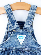 Osh Kosh Acid Wash Denim Dungaree Dress - Age 9-12 months