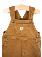 Load image into Gallery viewer, Carhartt Brown Jersey Dungarees - Age 18 months

