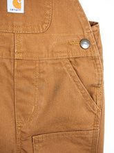 Load image into Gallery viewer, Carhartt Brown Canvas Dungarees - Age 6 months - READ DESCRIPTION
