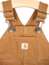 Load image into Gallery viewer, Carhartt Brown Canvas Dungarees - Age 6 months - READ DESCRIPTION
