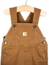 Load image into Gallery viewer, Carhartt Brown Dungaree Shorties - Age 12 months
