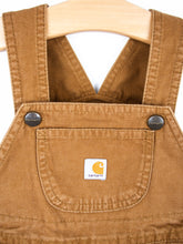 Load image into Gallery viewer, Carhartt Brown Dungaree Shorties - Age 12 months
