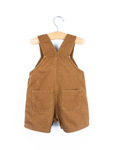 Load image into Gallery viewer, Carhartt Brown Dungaree Shorties - Age 12 months
