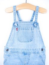 Load image into Gallery viewer, Levi&#39;s Light Denim Dungaree Shorties - Age 24 months
