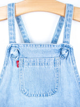 Load image into Gallery viewer, Levi&#39;s Light Denim Dungaree Shorties - Age 24 months
