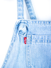 Load image into Gallery viewer, Levi&#39;s Light Denim Dungaree Shorties - Age 24 months
