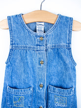 Load image into Gallery viewer, Osh Kosh Denim Romper - Age 3-6 months
