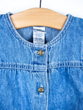 Load image into Gallery viewer, Osh Kosh Denim Romper - Age 3-6 months
